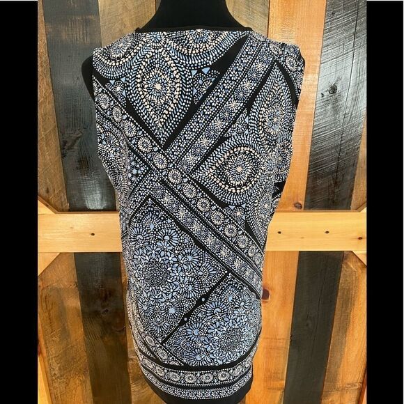TOMMY Hilfiger sleeveless print top with soft pleats in front, size S - Picture 4 of 7